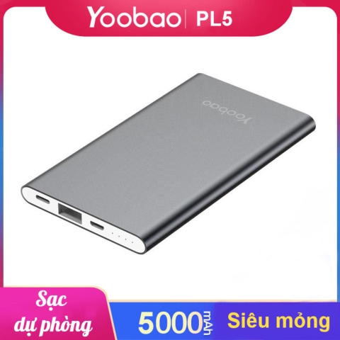Sạc dự phòng Polymer 5000mAh PL5