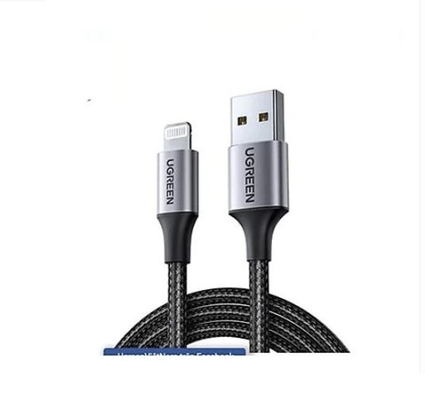 Cáp sạc Lightning MFI UGREEN US155 US199 cho iPhone / iPad dài 0.25m 1m 2m - Sạc tối ưu đến 2.4A cho iPhone 12 / iPhone 12 Pro Max / iPhone 11 / iPhone 11 Pro Max / iPhone X / iPhone 8 Plus