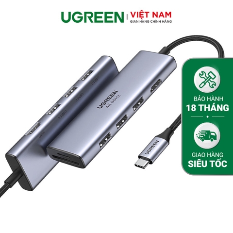 Hub chuyển đổi Type C 6 in 1 4K60Hz CM511