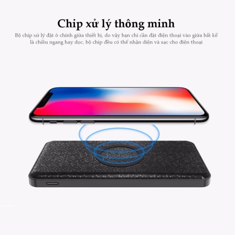 Sạc dự phòng không dây chính hãng W5 5000mAh