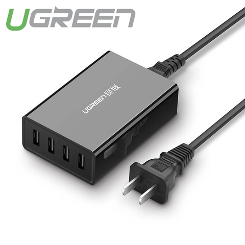 20375-Dock sạc 4 cổng 2 cổng hỗ trợ PowerIQ 5V/6.2A max