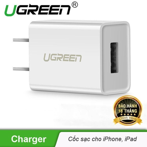 50714-UGREEN 5V 1A Power Adapter (White) CD112