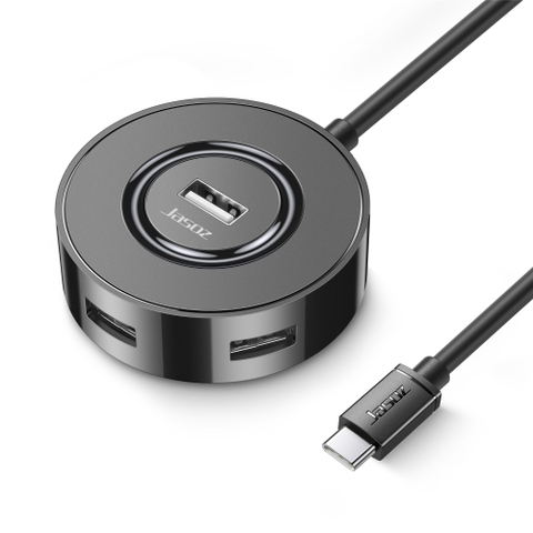 Bộ chia Hub USB-C 2.0 T-F140 ra 4 cổng USB 2.0 Black 1m