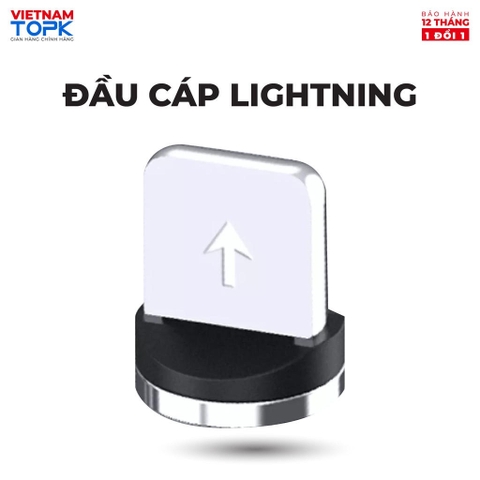 Đầu cáp sạc nam châm TOPK - Chuẩn Type-C / Micro / iPhone LightningCS012010000