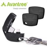 [2 chiêc/ hộp]Cáp sạc và truyền dữ liệu Micro USB dạng móc khóa đa năng AVANTREE FDKB-TR100 (A2879 - Màu đen) Black