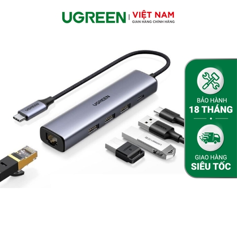 Hub chuyển đổi Type C 5 in 1 CM475