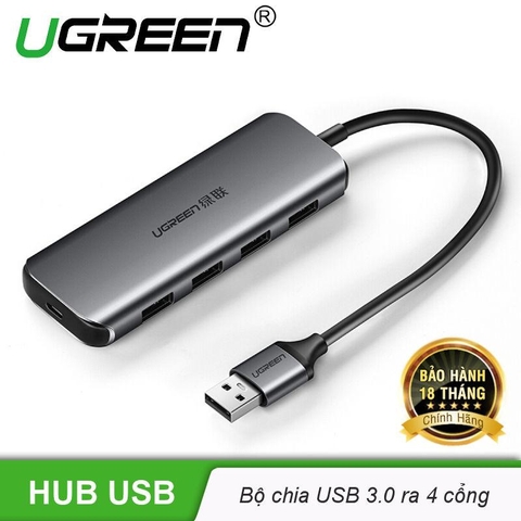 50768-Bộ chia Hub USB 3.0 sang 4 cổng màu xám (50768)