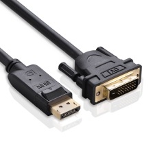 10243-Dây cáp DisplayPort đực sang DVI-D (24+1) đực hỗ trợ 1920x1200 dài 1.5M UGREEN DP103 10243