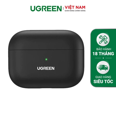 Vỏ case đựng Airpods Pro UGREEN LP234 - Hỗ trợ sạc không dây, chống trầy xước, bám vân tay - Hàng phân phối chính thức (80513)