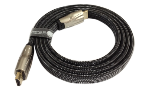 10250-Dây HDMI 1.4 19+1 thuần đồng dây dẹt đầu hợp kim bọc lưới Dài 1m HD102 10250