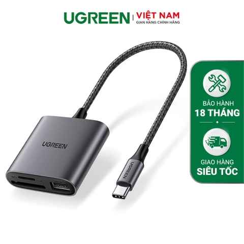 Hub chuyên đọc thẻ nhớ + OTG Type C CM387