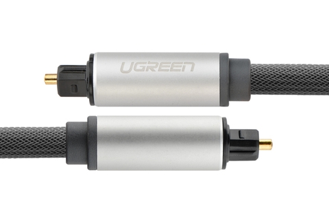 10541-Dây audio quang (Toslink Optical) đầu nhôm dài 3M UGREEN AV108 10541 (màu đen)