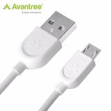 Cáp sạc và truyền dữ liệu Micro USB sang USB 2.0 AVANTREE FDKB-TR181- WHT A2640 (màu trắng) White