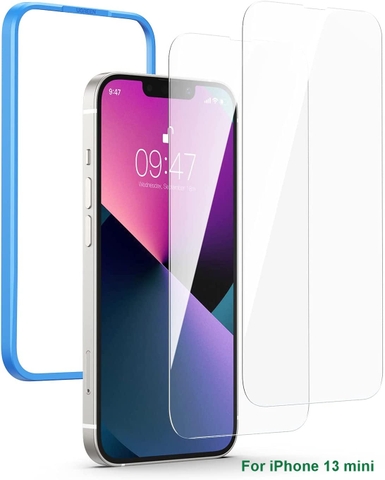 Kính cường lực UGREEN SP205 - Dành cho iPhone 13 mini, kích thước 5.4inch - Độ cứng 9H chống xước, bám vân tay - Đi kèm bộ phụ kiện tự lắp đặt - 80965 2pcs
