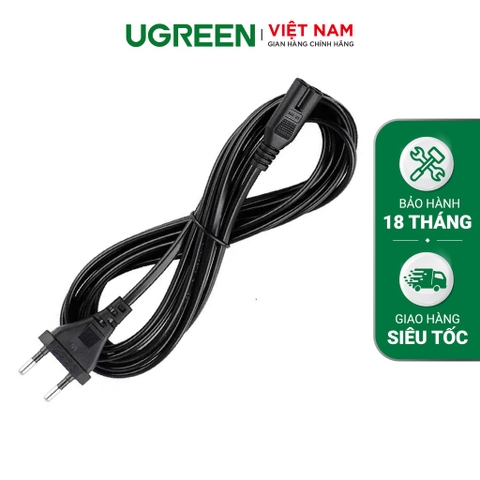 Dây nguồn sạc số 8 UGREEN 10413 CD248 8 dài 2M