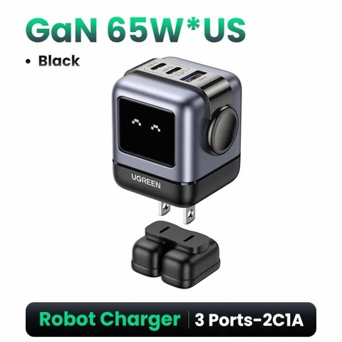 Củ sạc GaN Robot 65W CD361