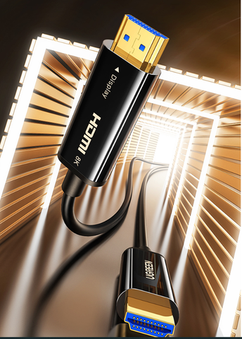Cáp HDMI 2.1 Sợi Quang UGREEN 80409 Dài 30M Hỗ Trợ 8K@60Hz HDR, EARC Cao Cấp 80409