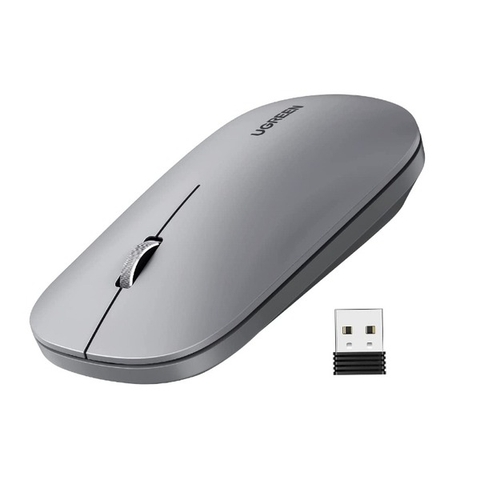 Chuột không dây 2.4G Ugreen MU001 Cho MacBook Pro M1 M2 iPad Laptop | 4 mức DPI 1000/1600/2000/4000 | Nút click im lặng | Chế độ tự động ngủ tiết kiệm pin | Bảo Hành 18 Tháng Đen_25163_Bluetooth