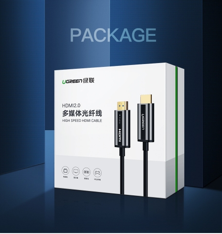 HD132 - 50217-30M-HDMI 2.0 Zinc alloy Optical Fiber Cable -