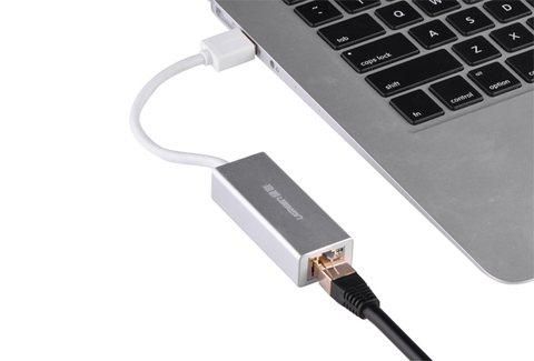 20258-Bộ chuyển đổi USB 3 sang LAN Gigabit vỏ nhôm CR110 20258 (Bạc)
