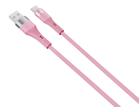 CA34-064-Trusmi Cáp silicone USB-A to C - Đen