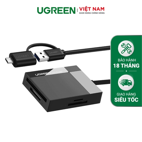 30333-UGREEN USB 3.0 All-in-One Card Reader 50cm CR125