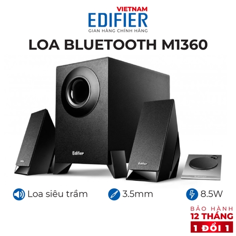 Loa vi tính 2.1 MDF 8.5W M1360