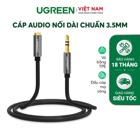 Dây nối dài 3.5mm đực và 3.5mm cái AV118