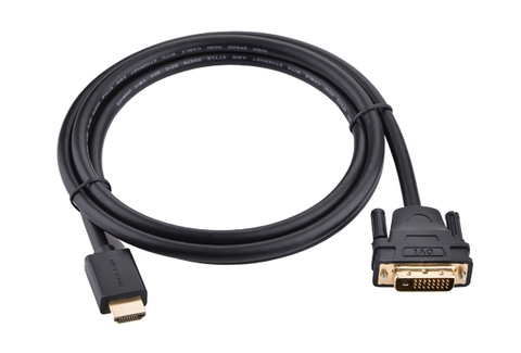 11150-Cáp chuyển đổi HDMI sang DVI-D 24+1 dài 1.5M UGREEN HD106 11150 (Đen)