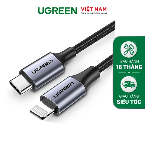 Cáp sạc nhanh C to Lightning MFI US304
