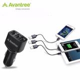 Bộ sạc nhanh 3 cổng USB sử dụng riêng cho ô tô AVANTREE CGC-A-TR408-BLK A2107 Black