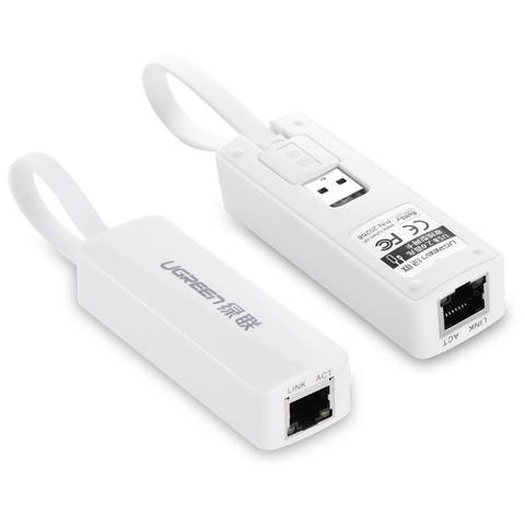 20268-Card mạng USB 2.0 to 10/100 Lan card Dây dẹt nhỏ gọn chipset AX88772A 20268 (10cm)
