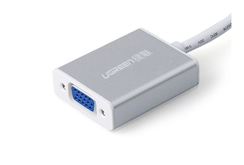 10403-Dây chuyển đổi mini Displayport sang VGA vỏ hợp kim dài 15CM UGREEN 10403