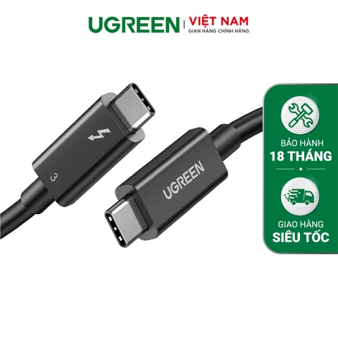 UGREEN USB-C to USB-C Cable 40Gbps New - 0.8m US341