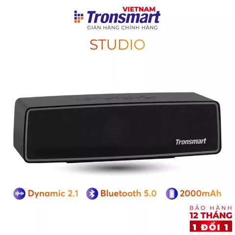 TM-443073-Loa Bluetooth mini 5.0 Tronsmart Studio 30W Chống nước IPX4 Ghép nối 100 loa - Chính hãng - Bảo hành 12 tháng 1 đổi 1 - Đen TM-443073