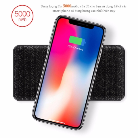 Sạc dự phòng không dây chính hãng W5 5000mAh