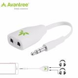 Cáp chia âm thanh 1 đầu 3.5mm đực ra 2 đầu 3.5mm cái AVANTREE A1025 ( trắng ) White