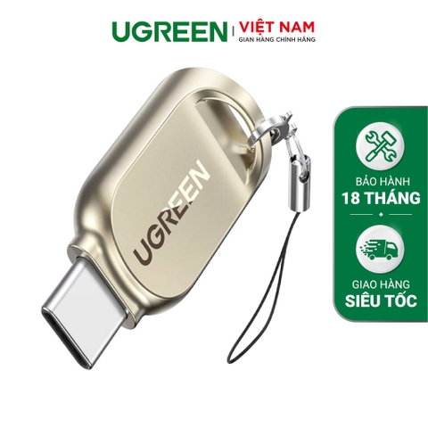Đầu đọc thẻ nhớ UGREEN 80124 Đầu cắm Type C Tương thích thẻ Micro SD Micro SDXC Micro SDHC UHS-I