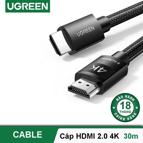 Cáp HDMI 2.0 hỗ trợ 4K dài 10-30m UGREEN HD119 40106 20m