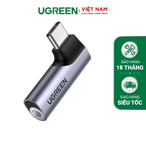 Đầu chuyển đổi Type C ra 3.5mm bẻ cong CM460