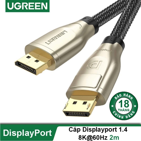 60843-UGREEN DP male to male cable dp112 - 2M