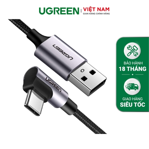 Dây USB Type-A sang USB Type-C đầu bẻ US284