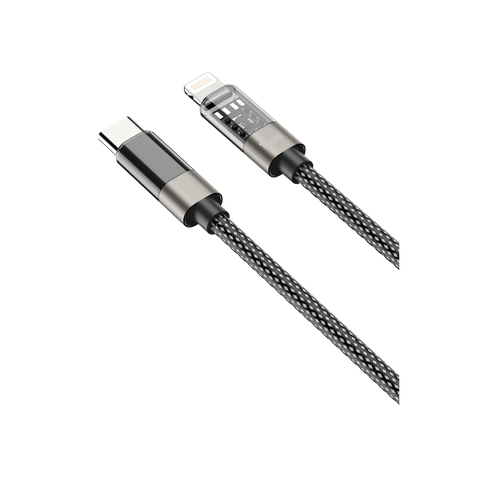CA36-101-Trusmi Cáp bện LED cầu vồng PD 20W C to L - Tím