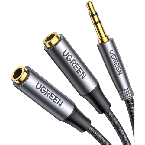 Cáp chia cổng 3.5mm đực ra hai cổng 3.5mm cái AV123