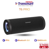 TM-448105-Tronsmart T6 Pro 45W Chống nước IPX6 Ghép nối 2 loa Nhân đôi âm thanh mạnh mẽ - Hàng chính hãng - Bảo hành 12 tháng 1 đổi 1