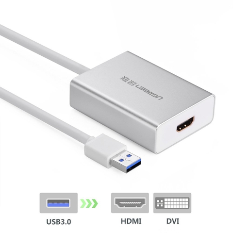 40229-Bộ chuyển đổi USB 3 sang HDMI chính hãng UGREEN 40229