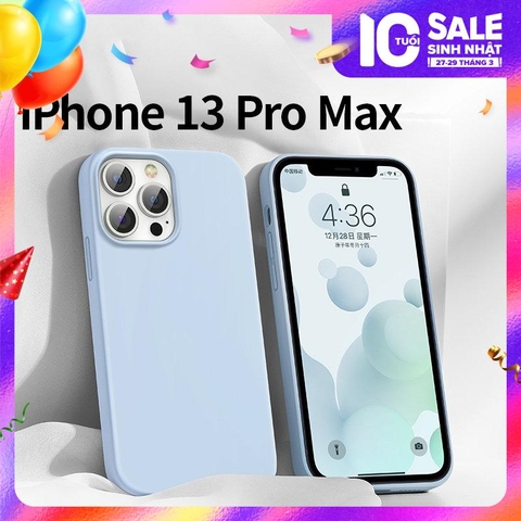 Ốp lưng silicon mềm lụa dùng cho iPhone 13/13Pro/ProMax UGREEN LP545 90257 iP13Promaxblue