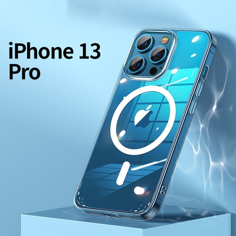 UGREEN Classy Clear Magnetic Protective Case for iPhone - Xám đậm - iP13 Pro
