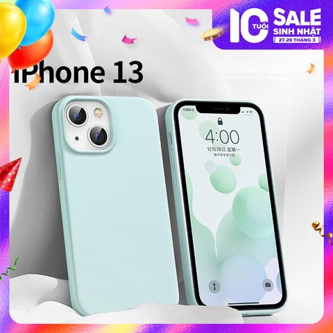 Ốp lưng silicon mềm lụa dùng cho iPhone 13/13Pro/ProMax UGREEN LP545 90255 iP13 green