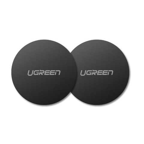 Miếng hít từ tính dùng cho điện thoại và giá đỡ UGREEN LP123 - Lực hít mạnh, an toàn cho điện thoại - Dễ sử dụng - 30836 2 packs